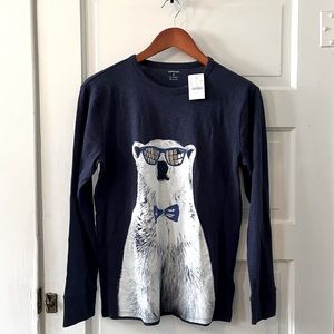 J. Crew Crew Cuts Graphic Long Sleeve T-Shirt - XL (12-14)